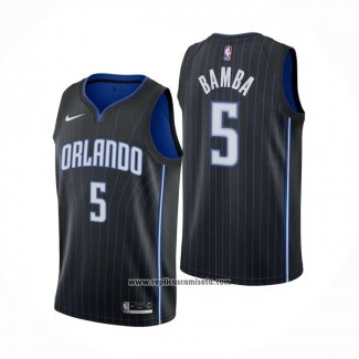 Camiseta Orlando Magic Mohamed Bamba #5 Icon 2019-20 Negro