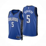 Camiseta Orlando Magic Paolo Banchero #5 Statement 2022-23 Azul