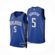 Camiseta Orlando Magic Paolo Banchero #5 Statement 2022-23 Azul