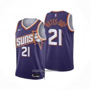 Camiseta Phoenix Suns Keita Bates-Diop #21 Icon 2023-24 Violeta