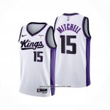 Camiseta Sacramento Kings Davion Mitchell #15 Association 2023-24 Blanco