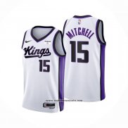 Camiseta Sacramento Kings Davion Mitchell #15 Association 2023-24 Blanco