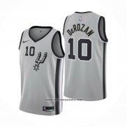 Camiseta San Antonio Spurs DeMar DeRozan #10 Statement 2019-20 Gris