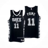 Camiseta San Antonio Spurs Joshua Primo #11 Statement 2022-23 Negro