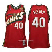 Camiseta Seattle SuperSonics Shawn Kemp #40 Historic Retro Rojo