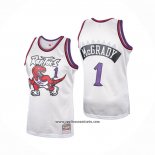 Camiseta Toronto Raptors Tracy McGrady #1 Mitchell & Ness 1998-99 Blanco