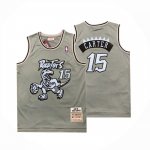 Camiseta Toronto Raptors Vince Carter NO 15 Mitchell & Ness 1998-99 Gris