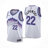 Camiseta Utah Jazz Darryn Peterson NO 22 Association 2025-26 Blanco