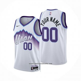 Camiseta Utah Jazz Personalizada Association 2025-26 Blanco