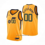 Camiseta Utah Jazz Personalizada Statement Amarillo