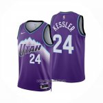 Camiseta Utah Jazz Walker Kessler NO 24 Icon 2025-26 Violeta