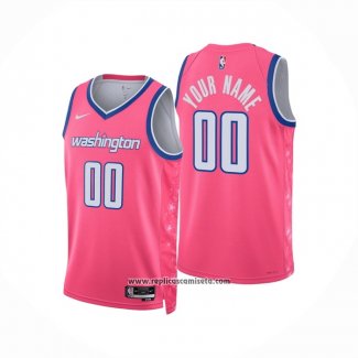 Camiseta Washington Wizards Personalizada Ciudad 2022-23 Rosa