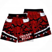 Pantalone Chicago Bulls Mitchell & Ness Rojo Negro