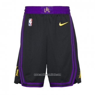 Pantalone Los Angeles Lakers Ciudad 2025-26 Negro