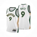 Camiseta Boston Celtics Derrick White #9 Ciudad 2023-24 Blanco