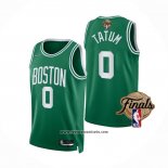Camiseta Boston Celtics Jayson Tatum #0 Icon 2022 NBA Finals Verde