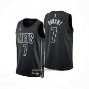Camiseta Brooklyn Nets Kevin Durant NO 7 Statement 2025-26 Negro