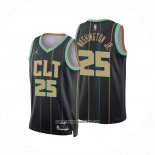 Camiseta Charlotte Hornets P.J. Washington JR. #25 Ciudad 2022-23 Negro