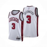 Camiseta Chicago Bulls Andre Drummond #3 Ciudad 2022-23 Blanco