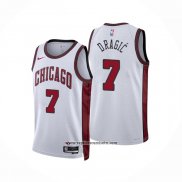 Camiseta Chicago Bulls Goran Dragic #7 Ciudad 2022-23 Blanco