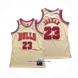 Camiseta Chicago Bulls Michael Jordan #23 Retro Crema