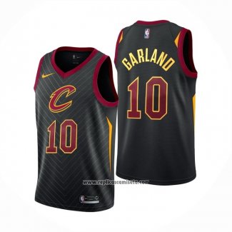 Camiseta Cleveland Cavaliers Darius Garland #10 Statement Negro