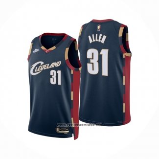 Camiseta Cleveland Cavaliers Jarrett Allen NO 31 Classic 2025-26 Azul
