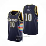 Camiseta Denver Nuggets Bol Bol #10 Ciudad 2021-22 Azul