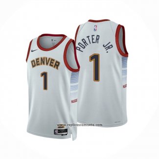 Camiseta Denver Nuggets Michael Porter JR. #1 Ciudad 2021-22 Azul