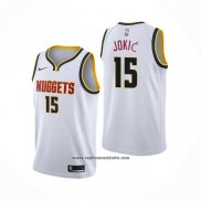 Camiseta Denver Nuggets Nikola Jokic #15 Association 2018-19 Blanco