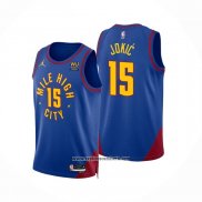 Camiseta Denver Nuggets Nikola Jokic #15 Statement 2022-23 Azul