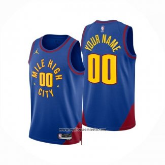 Camiseta Denver Nuggets Personalizada Statement 2024-25 Azul