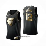 Camiseta Golden Edition Memphis Grizzlies Ja Morant #12 Negro