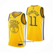 Camiseta Golden State Warriors Klay Thompson #11 Earned Amarillo