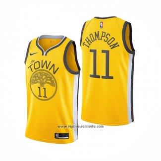 Camiseta Golden State Warriors Klay Thompson #11 Earned Amarillo