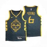 Camiseta Golden State Warriors Nick Young #6 Ciudad 2018-19 Azul