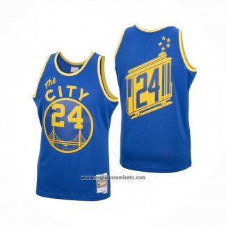 Camiseta Golden State Warriors Rick Barry #24 Mitchell & Ness 1966-67 Azul