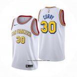 Camiseta Golden State Warriors Stephen Curry #30 Classic Edition Blanco