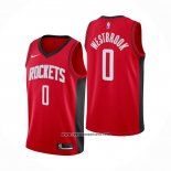Camiseta Houston Rockets Russell Westbrook #0 Icon 2019-20 Rojo