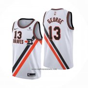 Camiseta Los Angeles Clippers Paul George #13 Classic 2019-20 Blanco