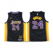 Camiseta Los Angeles Lakers Kobe Bryant #24 2017-18 Negro