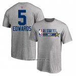 Camiseta Manga Corta All Star 2024 Anthony Edwards Gris