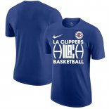 Camiseta Manga Corta Los Angeles Clippers Azul2