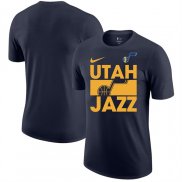 Camiseta Manga Corta Utah Jazz Negro1