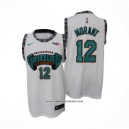 Camiseta Memphis Grizzlies Ja Morant #12 Classic Blanco