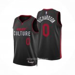 Camiseta Miami Heat Josh Richardson #0 Ciudad 2023-24 Negro