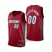 Camiseta Miami Heat Personalizada Statement Rojo