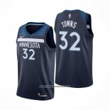 Camiseta Minnesota Timberwolves Karl-Anthony Towns #32 Icon Azul