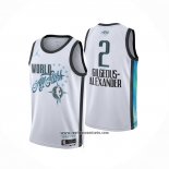 Camiseta NBA All Star 2026 Shai Gilgeous Alexander NO 2 Blanco