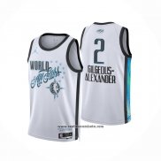 Camiseta NBA All Star 2026 Shai Gilgeous Alexander NO 2 Blanco